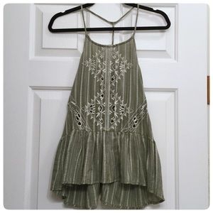 En Creme T-strap Boutique Tank